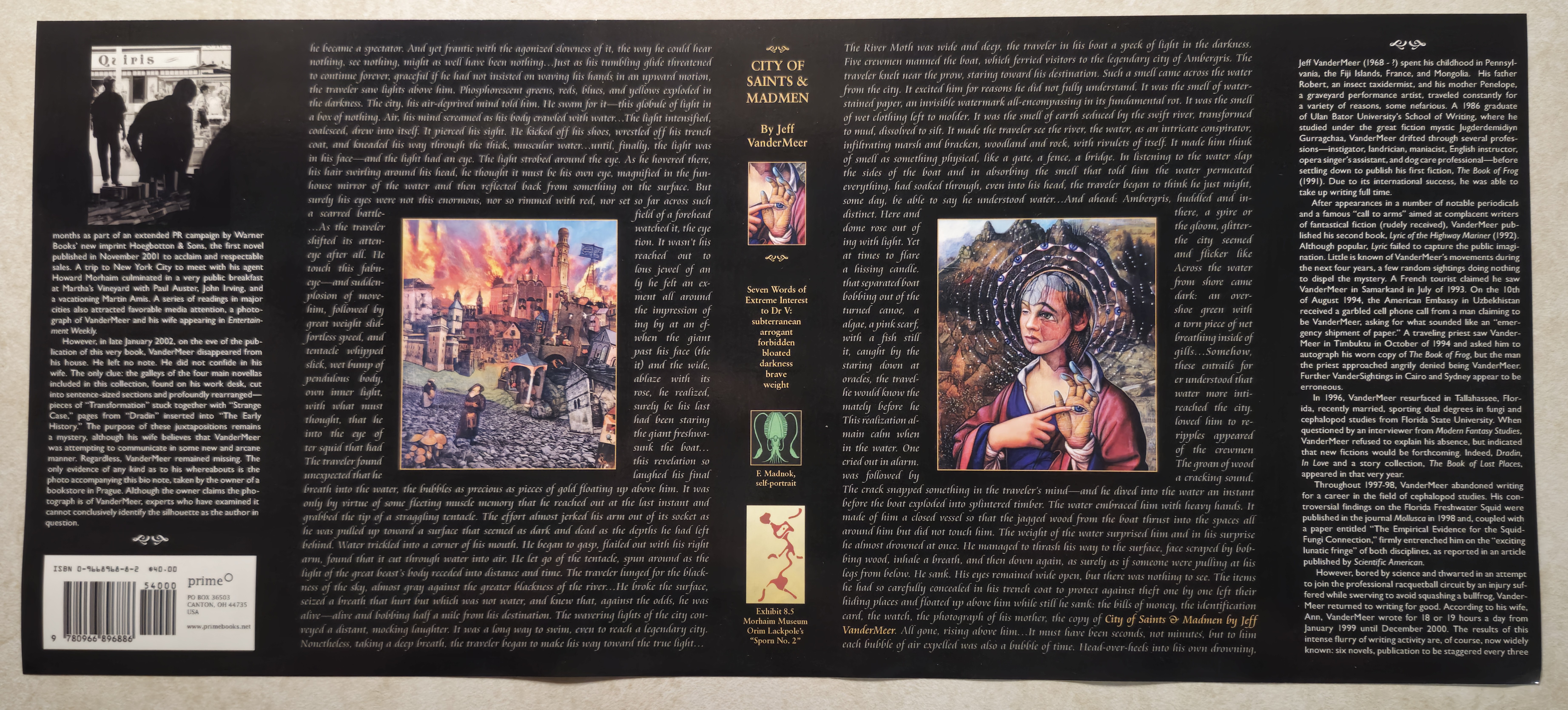 CITY OF SAINTS AND MADMEN (Dust Jacket)
